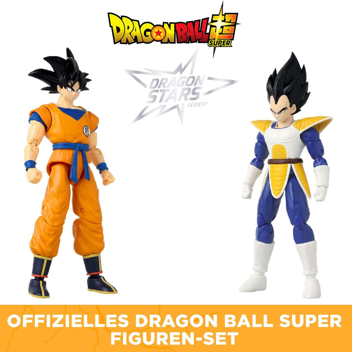 BANDAI – Dragon Ball Super – Dragon Stars Figuren 17 cm – Battle Pack – Vegeta vs Goku – Offizielle