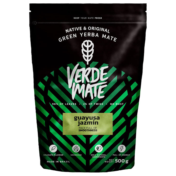 Mate Tee Verde Mate Set 1,5kg - Brasilien Yerba Mate - 5mm Grobe Blätter - Luftgetrocknet, Staubarm