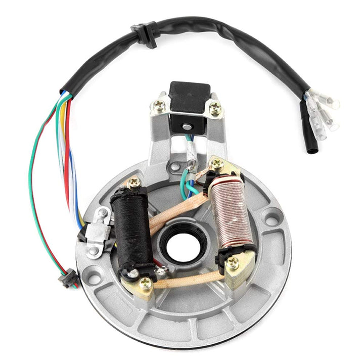 Dirt Bike Zündung,Zütator,JH70 Stator Plate Pip Magneto Zünulenrotor für Pit/Dirt 70cc 90cc 110cc 12