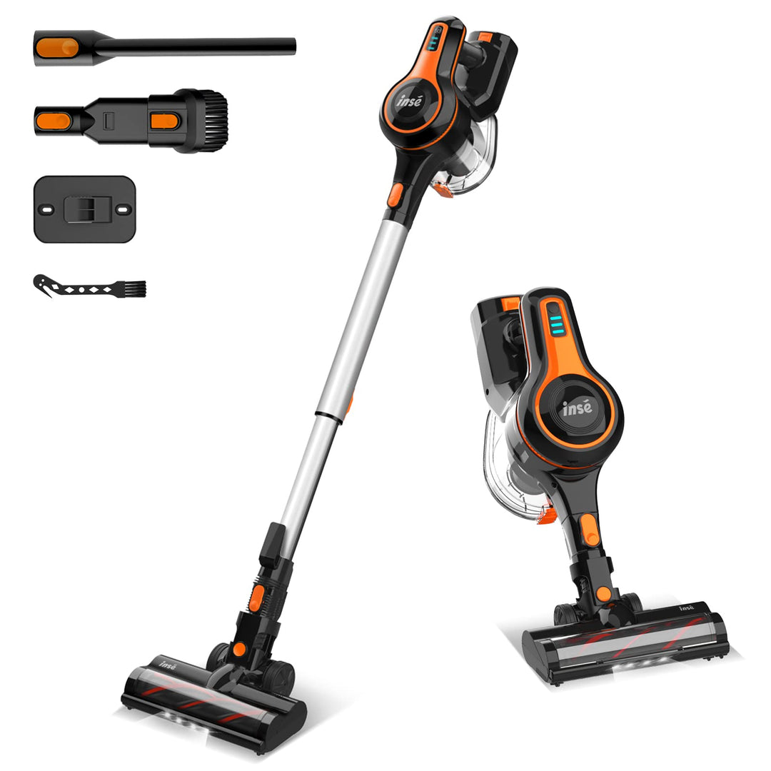 Akku Staubsauger, INSE 3 in 1 Staubsauger Kabellos, 23KPa hohe