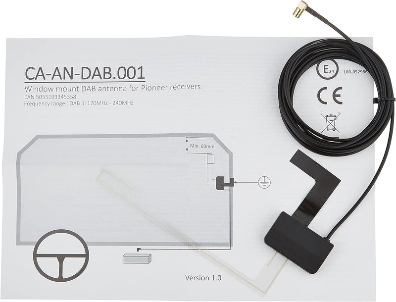 Pioneer DEH-X6800DABAN Schwarz 200 W – Multimedia Receiver fürs Auto (schwarz, 1 DIN, 200 W, CD, CD-