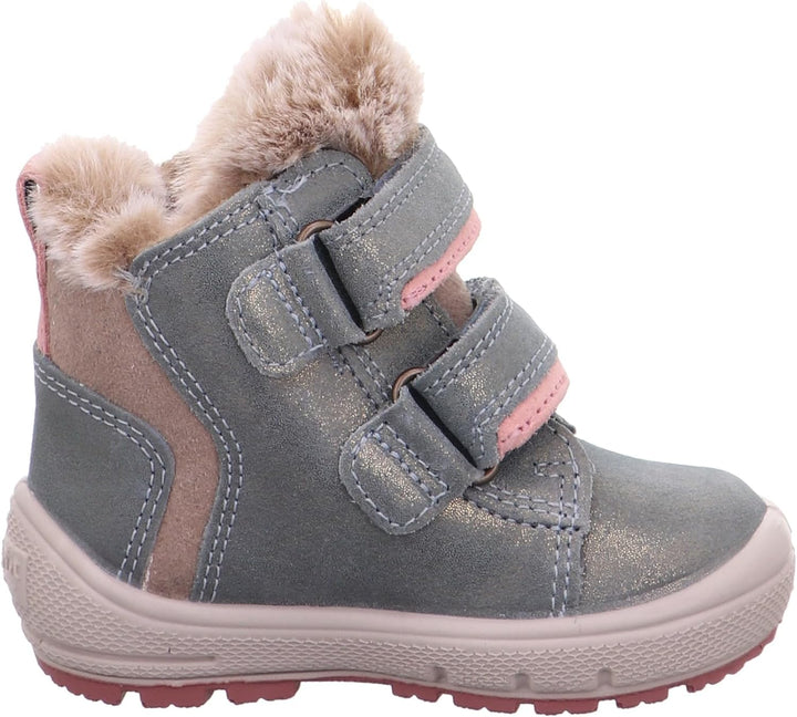 Superfit Mädchen Groovy Schneestiefel 23 EU Hellgrün Beige 7500, 23 EU Hellgr&#xFC;n Beige 7500