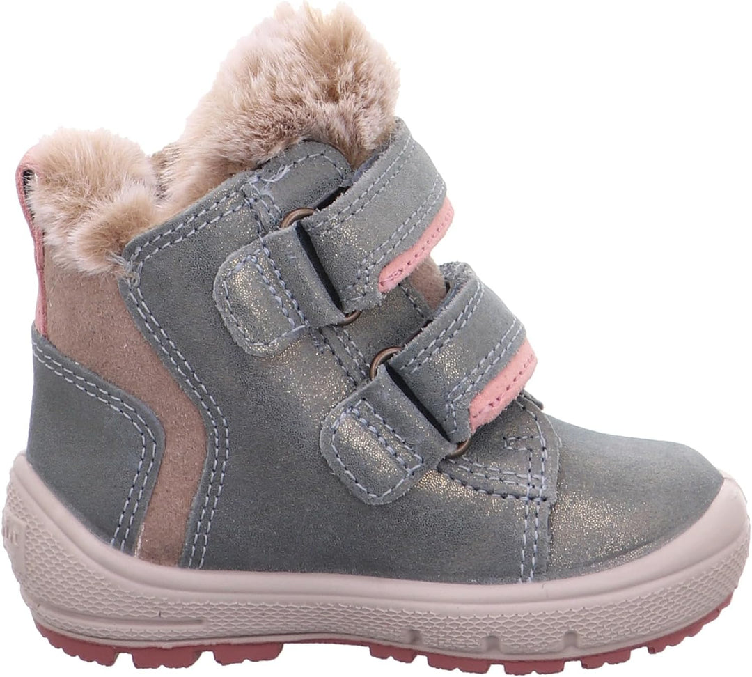 Superfit Mädchen Groovy Schneestiefel 24 EU Hellgrün Beige 7500, 24 EU Hellgrün Beige 7500