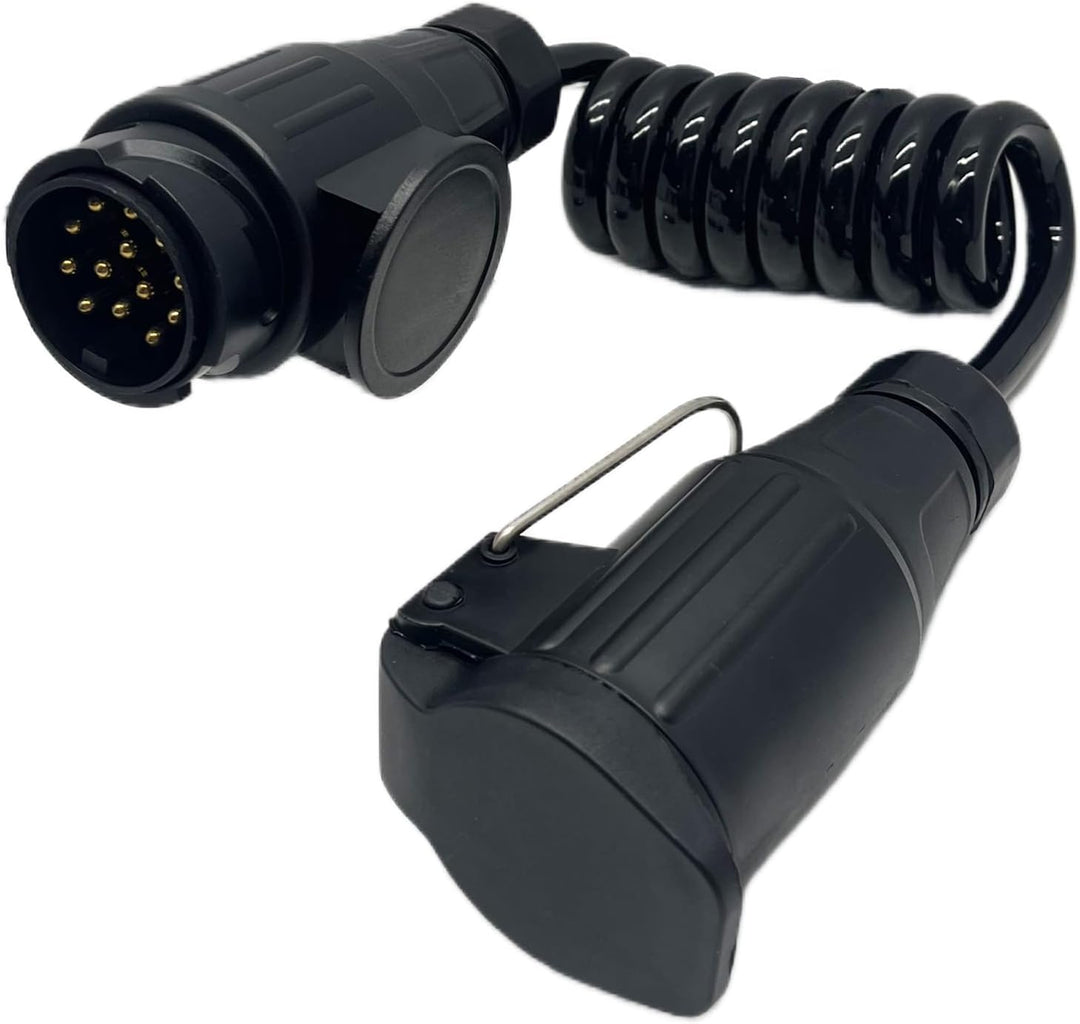 Spiralkabel Verlängerungskabel, 13-polig auf 13 Polig Adapter Stecker Männlich/Weibliche Stecker Ver