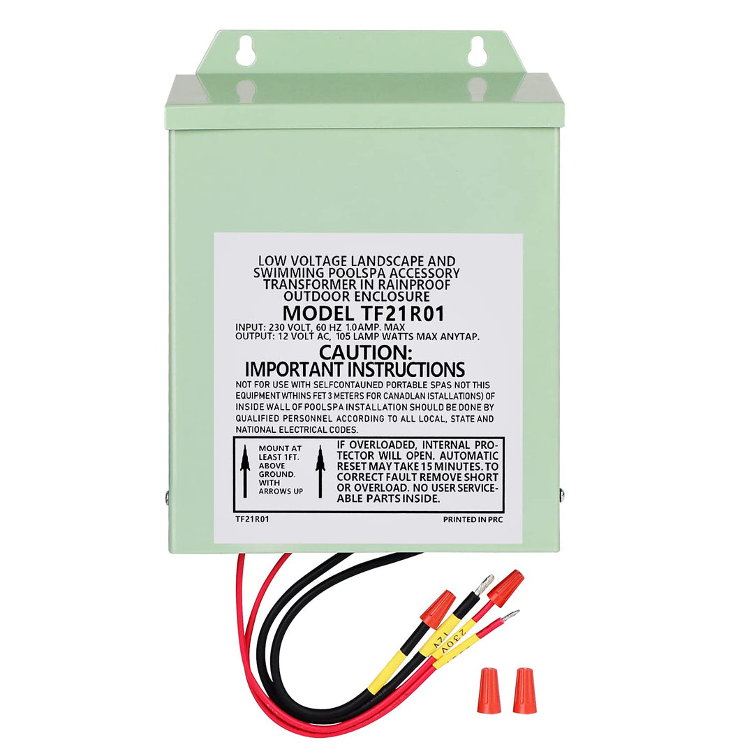 COOLWEST LED Trafo 12V 105W, LED Transformator 230V Auf 12V AC für Niederspannung Poolbeleuchtung, S