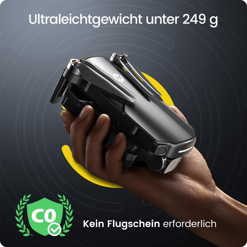 Holy Stone HS360S Drohne mit Kamera 4K GPS für Erwachsene, 3KM Grosse Reichweite 5G FPV Bildübertrag