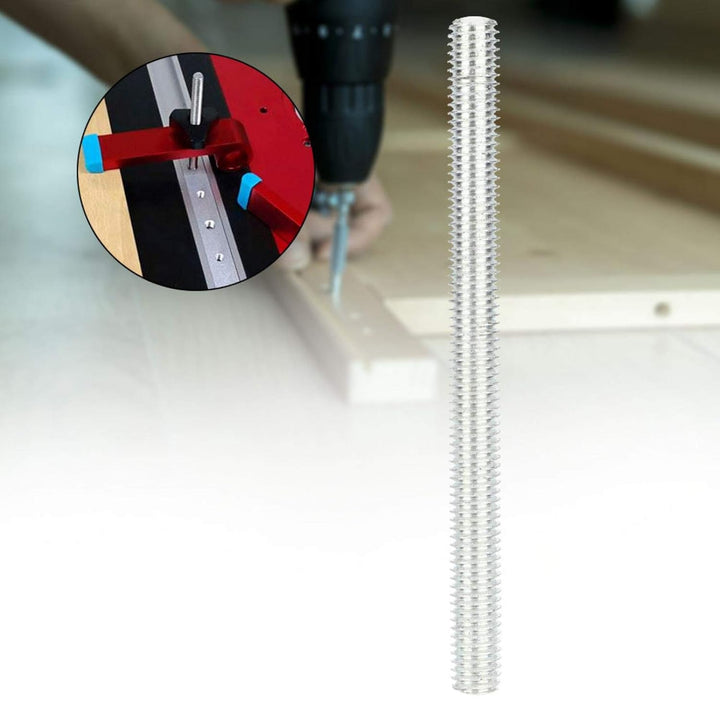 Jeanoko 10 Stück M8 Gewindestange M8 * 100 mm Aussengewindestange aus Aluminiumlegierung für die Hol