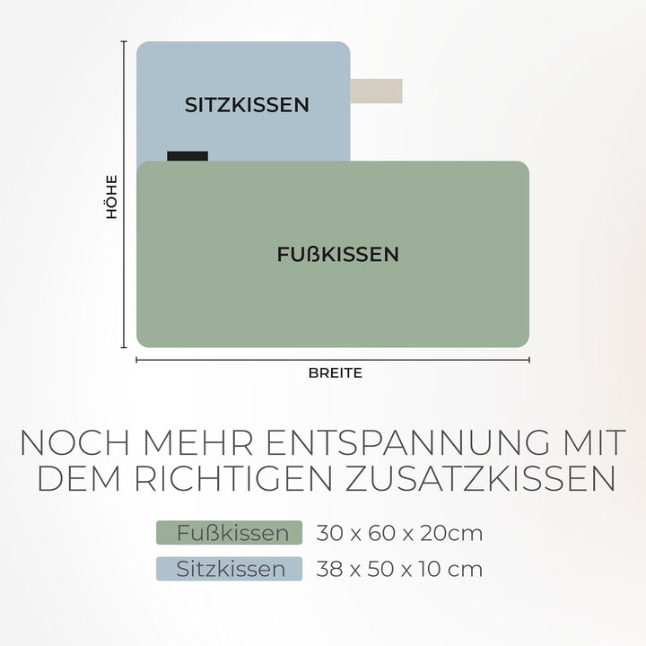 BADESOFA® Badewannen-Sitzkissen | Für bequemes Baden | Made in EU | Unterwasser-Kissen waschbar | Ba