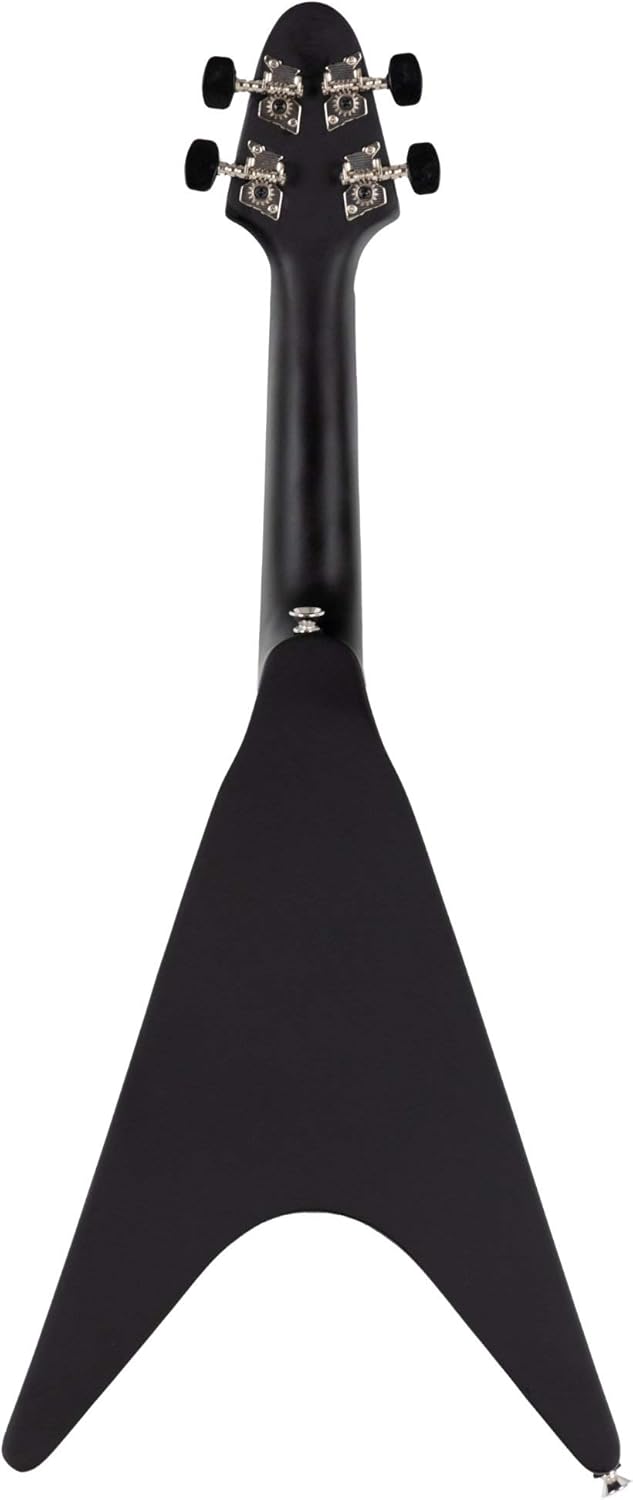 Rocktile FV-04 BK Ukulele - Sopran-Ukulele im Heavy-Design - Mensur: 343 mm - Gesamtlänge: 60,5 cm -