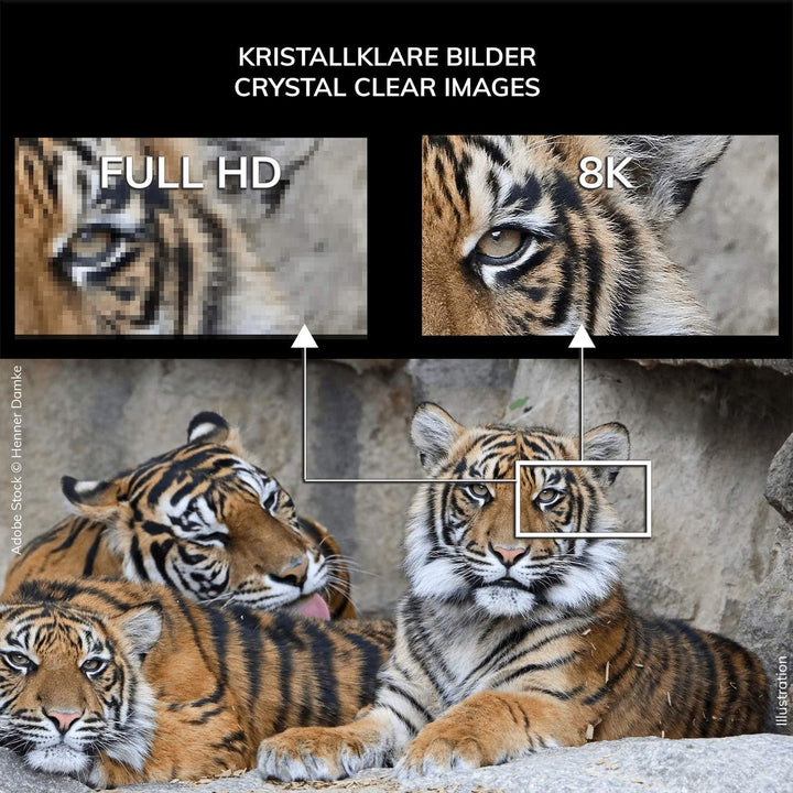 OEHLBACH Black Magic MKII - Ultra High Speed HDMI Kabel, 8K @60Hz, 4K @120Hz, 48 Gbit/s, HDR10+, Dol