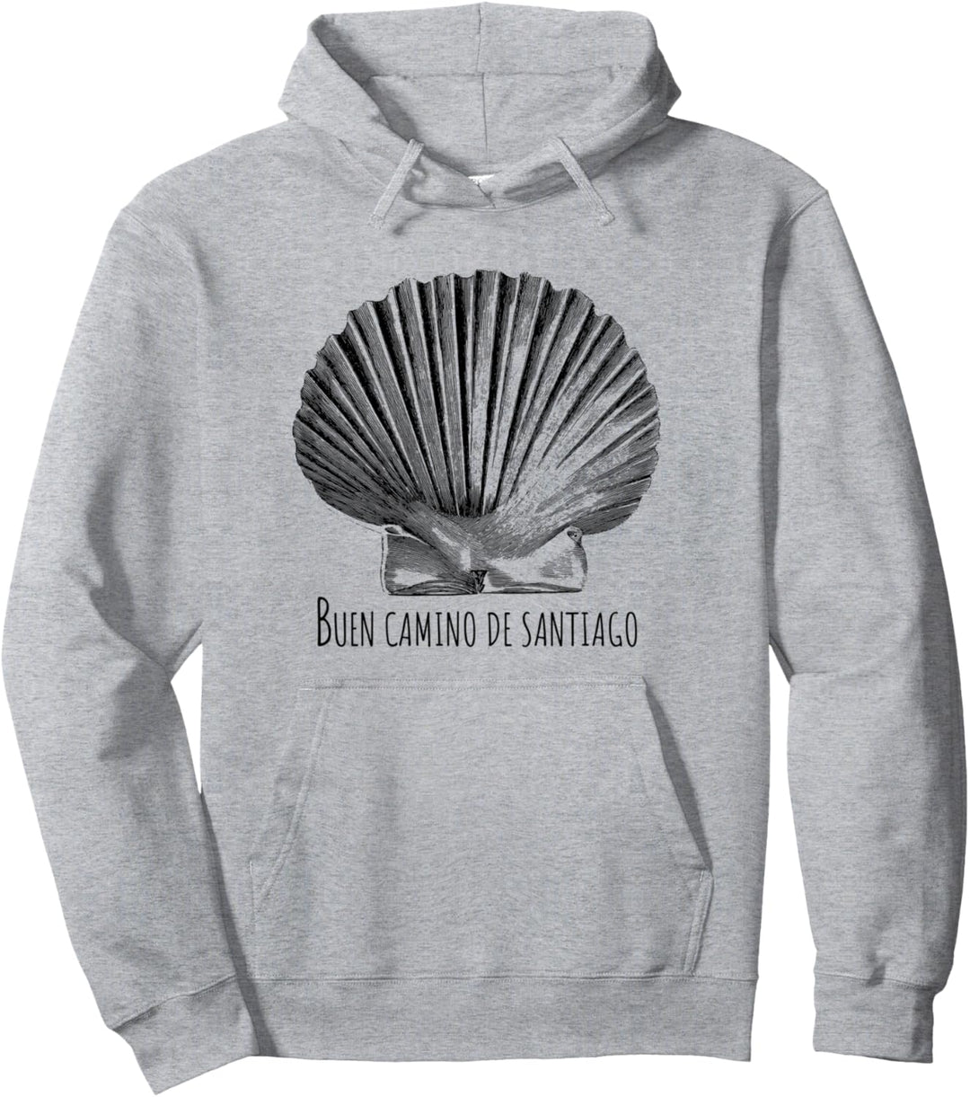 Pilgermuschel Jakobsmuschel Pilger Pilgern Jakobsweg Pullover Hoodie