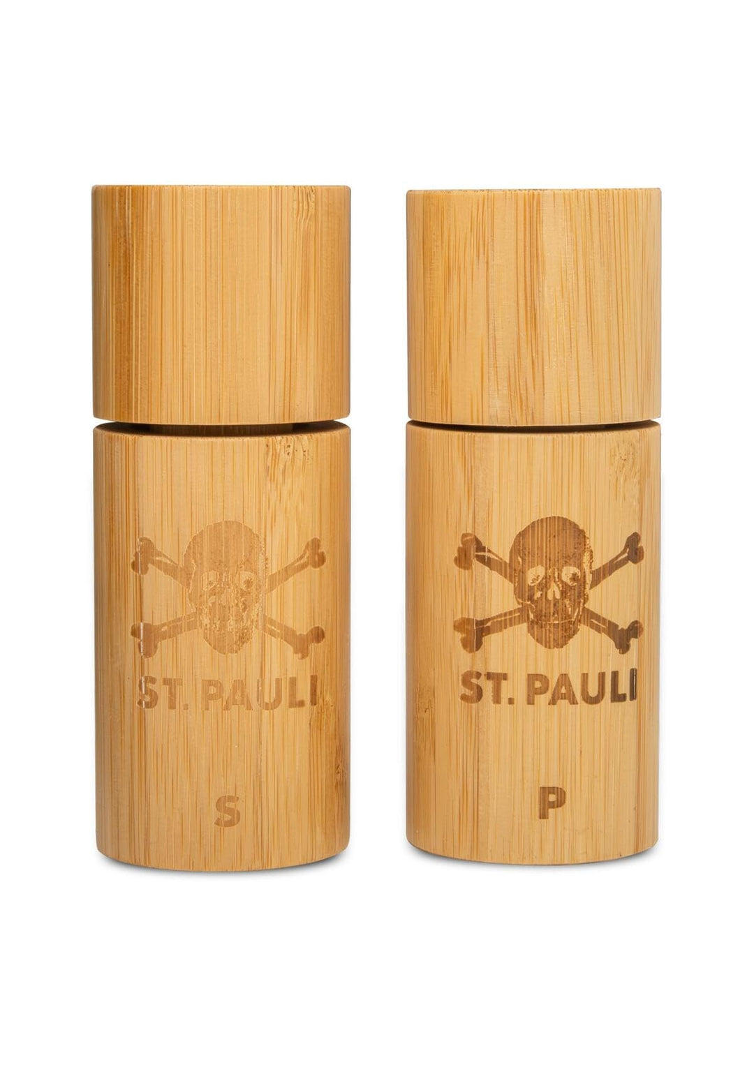 FC St. Pauli Salz- und Pfeffermühlen Set Totenkopf