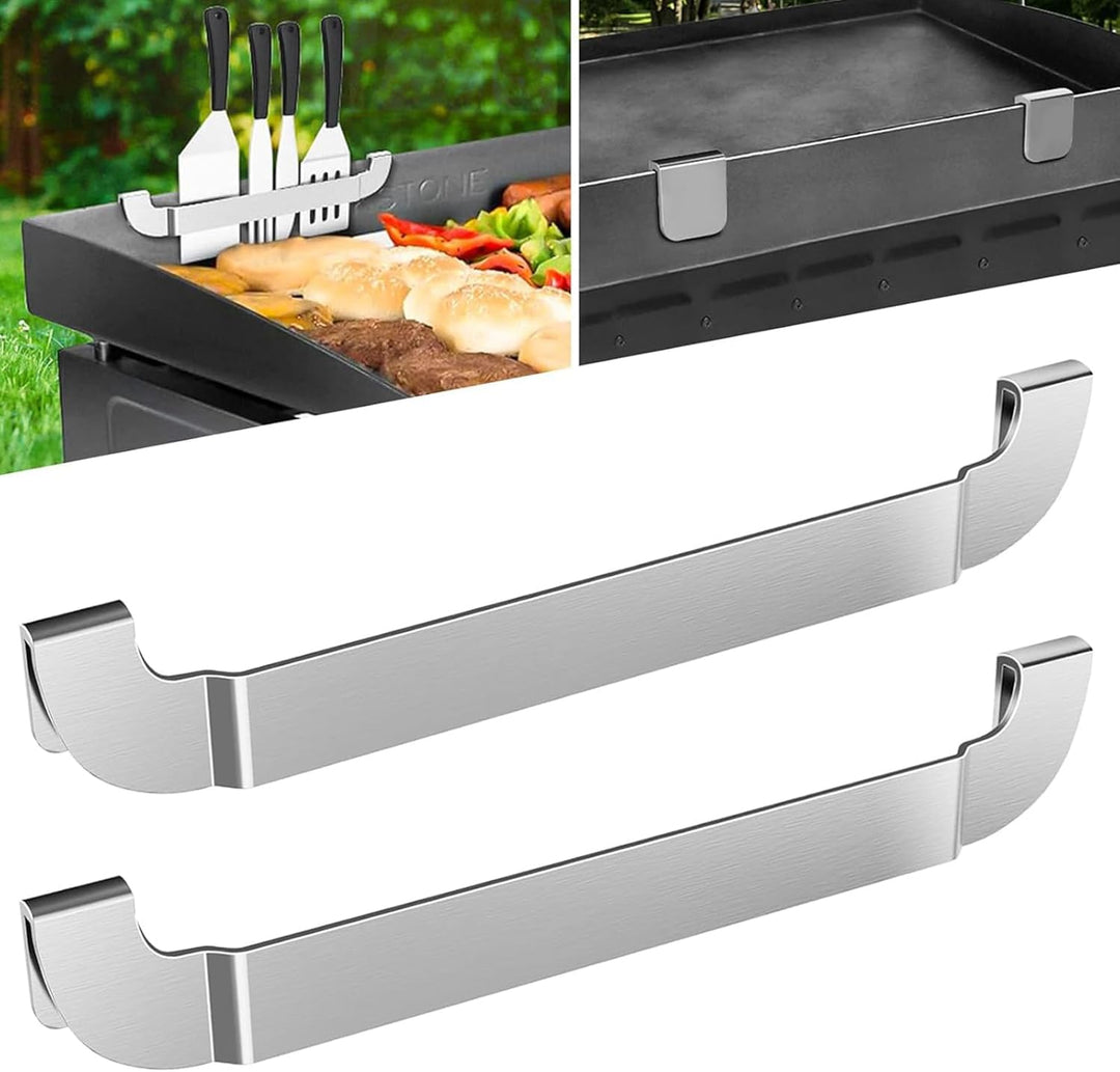 25,4 cm Grillspachtelhalter, magnetisches Design, Edelstahl, Grill-Werkzeugständer, Grillzubehör für