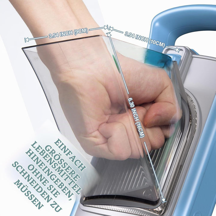 Safe Veggie Chopper Gemüseschneider, Pommes Frittierschneider, Zwiebelhacker, Gemüsehobel, multifunk