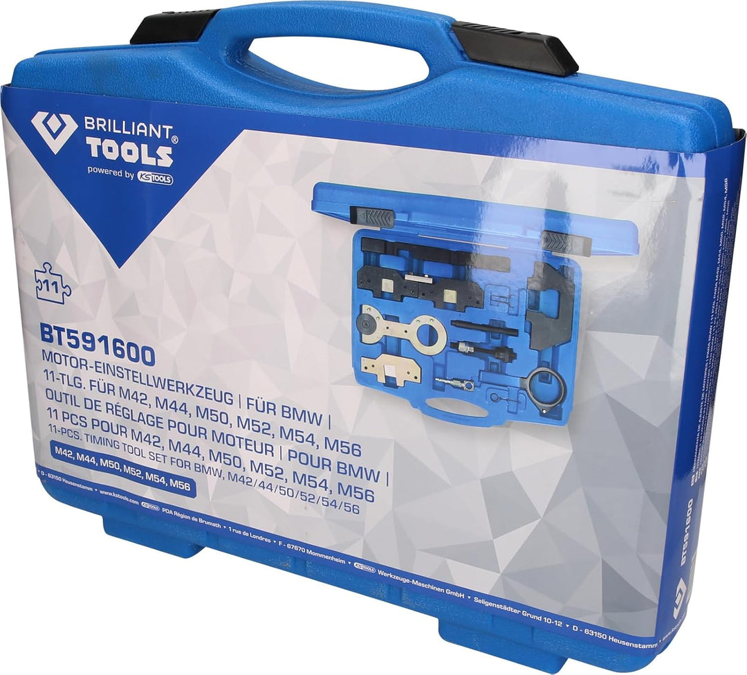 KS Tools BRILLIANT TOOLS Motor-Einstellwerkzeug für BMW für M42, M44, M50, M52, M54, M56 [Powered by