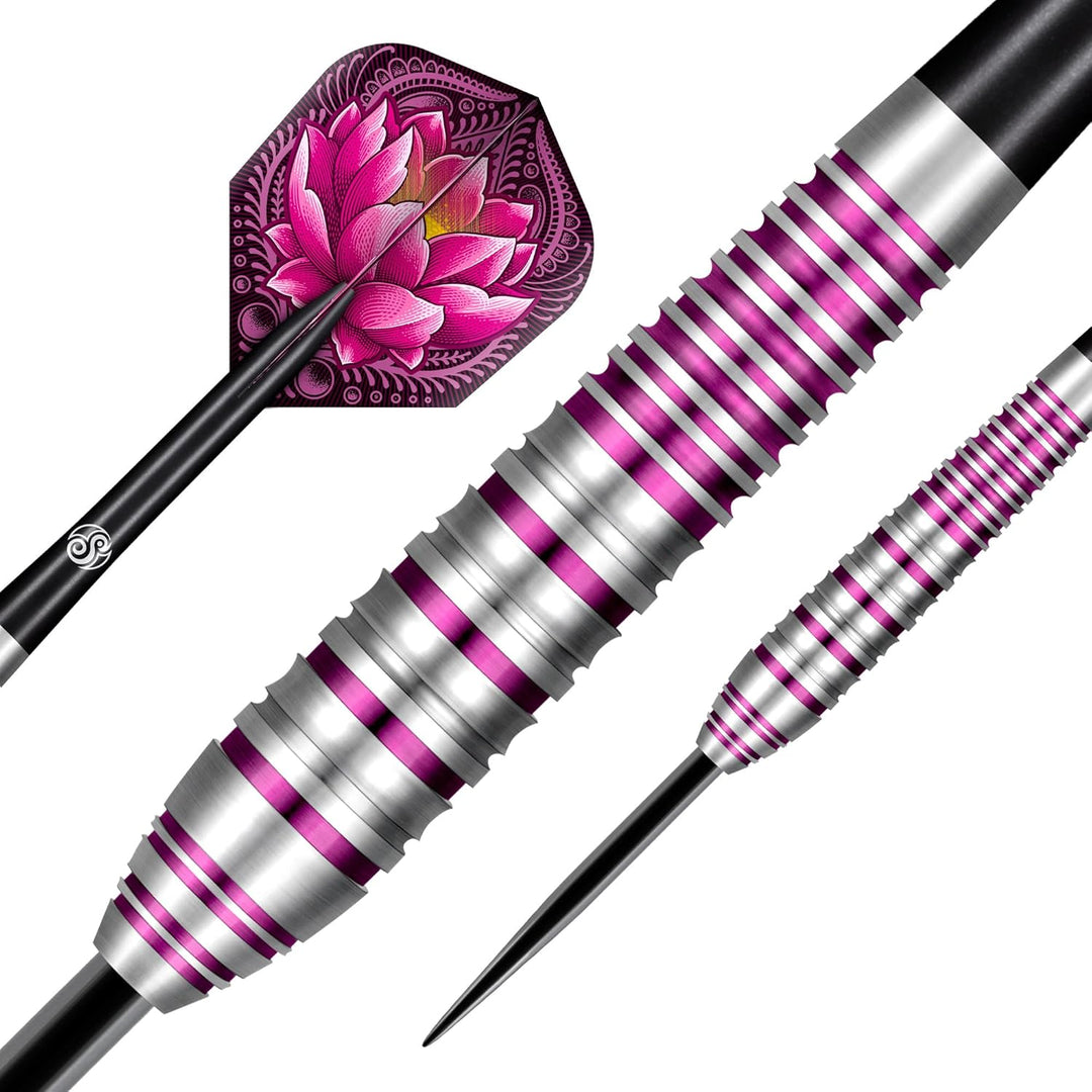 Shot! Zen Zuji Steel Tip Dart Set 80% Wolfram Pro Wurfpfeile Steel Tip Set Professional - Made in Ne
