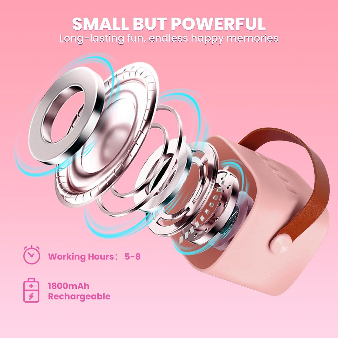 Kinder Karaoke Maschine, Neueste Karaoke Mikrofon Kinder, Geschenke für Mädchen Jungs,Mini Bluetooth