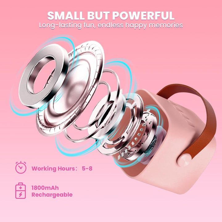 Kinder Karaoke Maschine, Neueste Karaoke Mikrofon Kinder, Geschenke für Mädchen Jungs,Mini Bluetooth