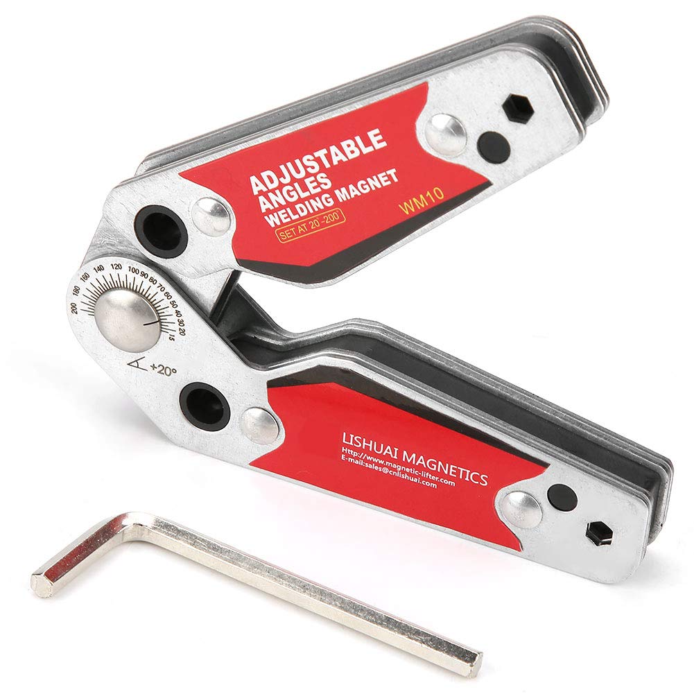 Schweissmagnethalter，Jectse 20 ° -200° Verstellbare Winkel Starke magnetische breite Adsorptionsfläc