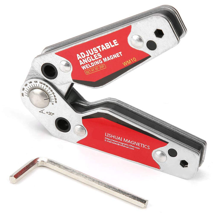 Schweissmagnethalter，Jectse 20 ° -200° Verstellbare Winkel Starke magnetische breite Adsorptionsfläc