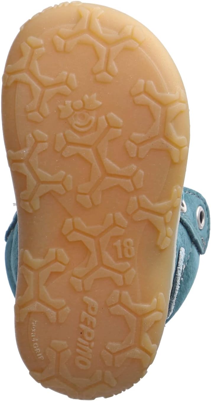 RICOSTA Mädchen und Jungen Lauflernschuhe GEORGIE, WMS:Mittel,lose Einlage 25 EU Grün 540, 25 EU Grü