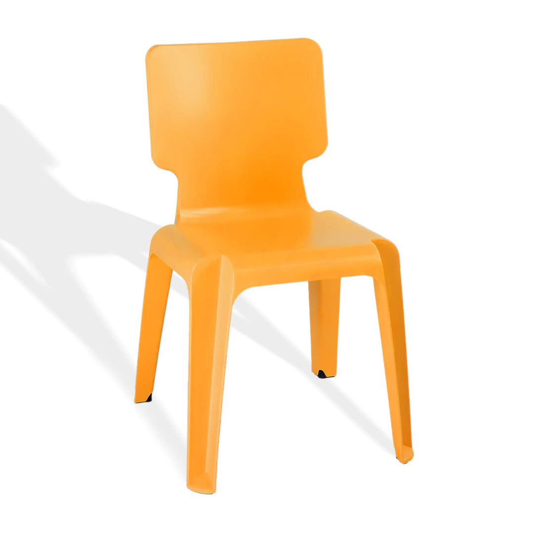 Metra Stapelstuhl, Kunststoff Stuhl Stapelbar Authentics Wait robust versch.Farben orange, Orange