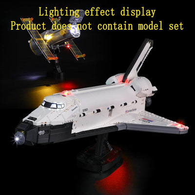 GEAMENT LED Licht-Set Kompatibel mit Lego NASA Space Shuttle Discover - Beleuchtungsset für Creator