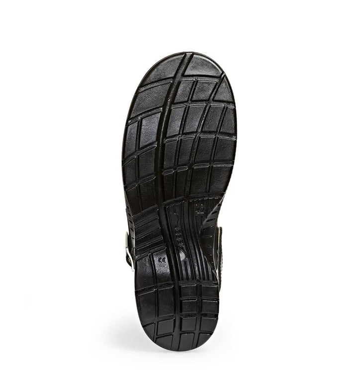 ABEBA 202731 7131042 SB ESD Sicherheitsclog, Rutschhemmende PU-Sohle, Schwarz, 41 Grösse 41 EU, 41 E