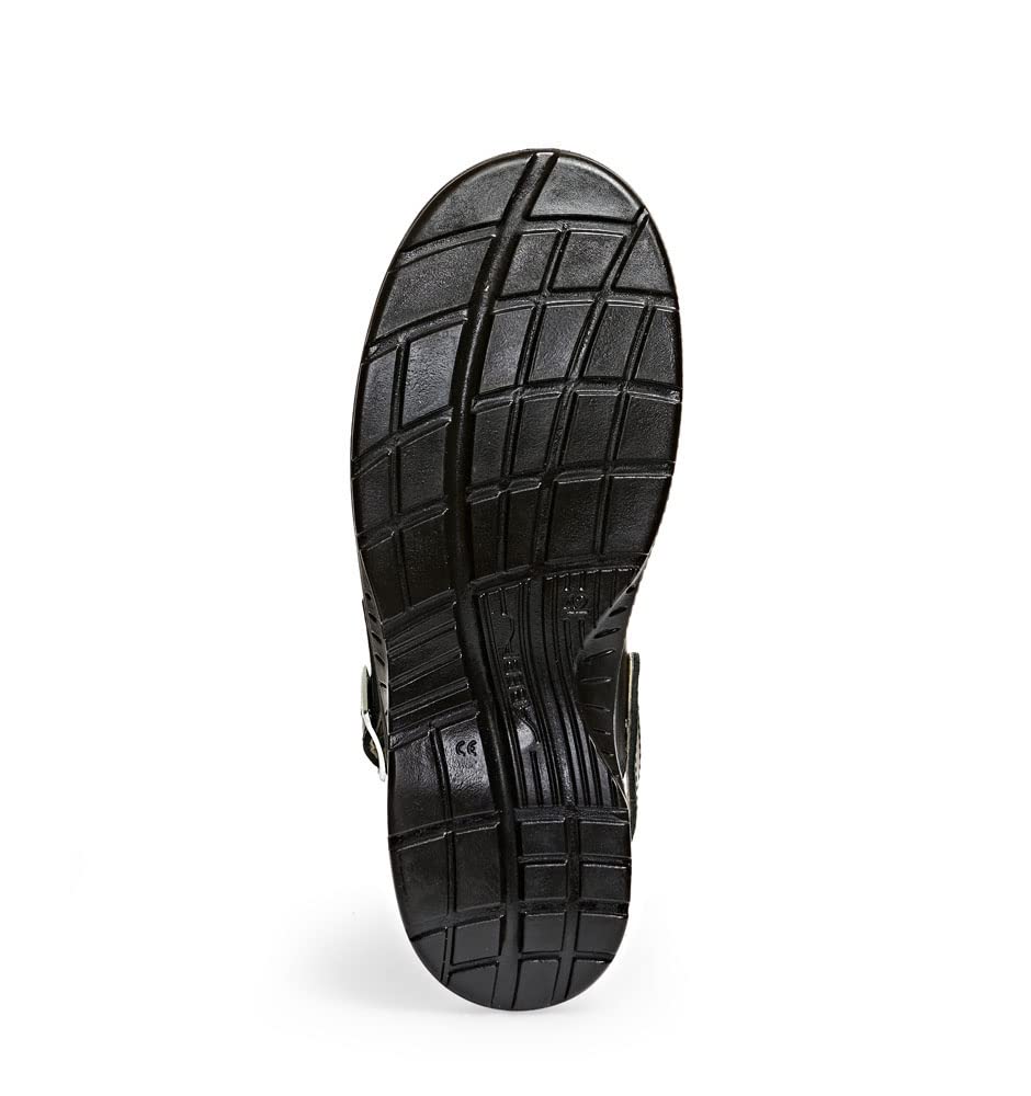 ABEBA 7131042 X-LIGHT ESD Verstopfen, SB, A, E, FO, SRC, Schwarz, Grösse 36 36 EU, 36 EU