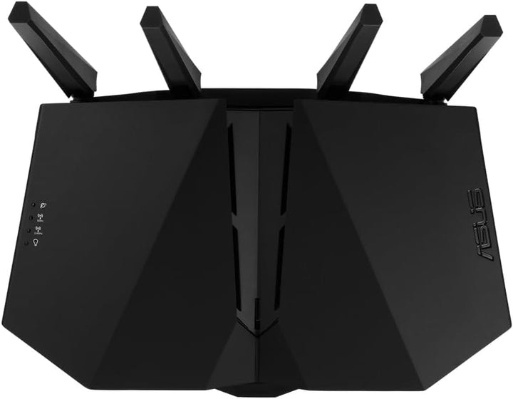 Asus RT-AX82U Gaming Router (Ai Mesh WLAN System, Aura RGB, WiFi 6 AX5400, Gaming Engine, Gigabit, 1