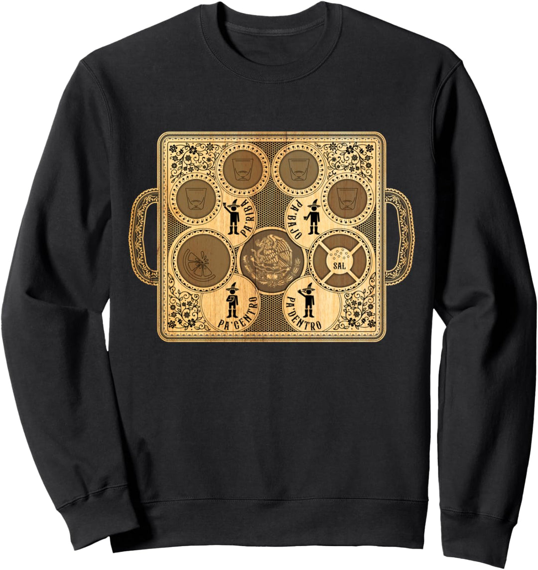 Trinkschale des mexikanischen Adlers Sweatshirt