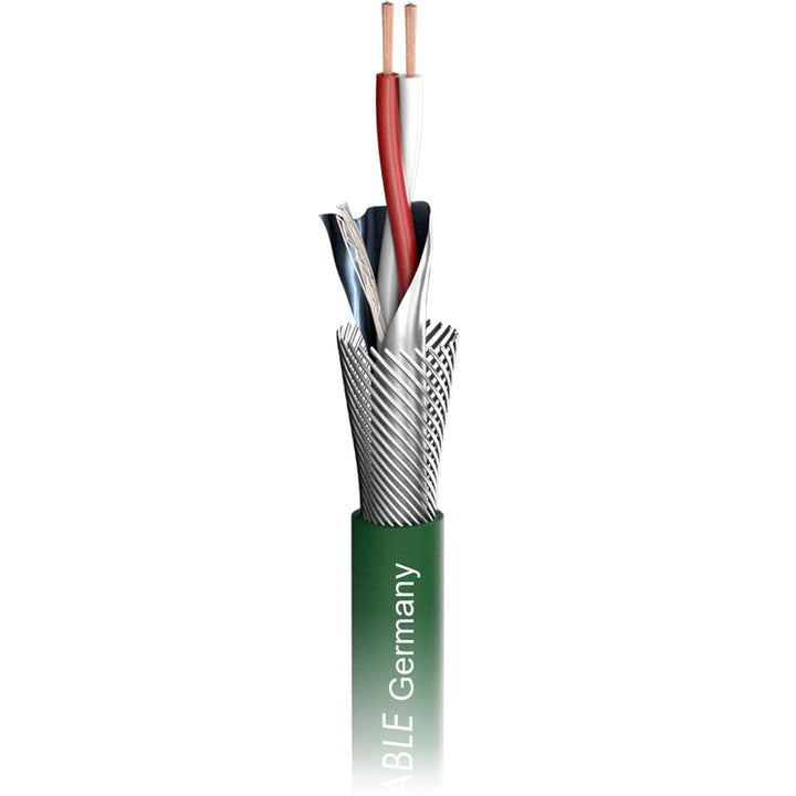 HICON 50cm XLR NF- Phonokabel Albedo 2x 0,20mm² OFC Neutrik EMC-Spezial-XLR Stecker High End Kabel P