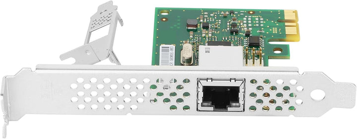 Euqvos für Intel I210-T1 GbE NIC, PCI-E X1, I210 Chipset, Single RJ45 Port, Ethernet Server Adapter,