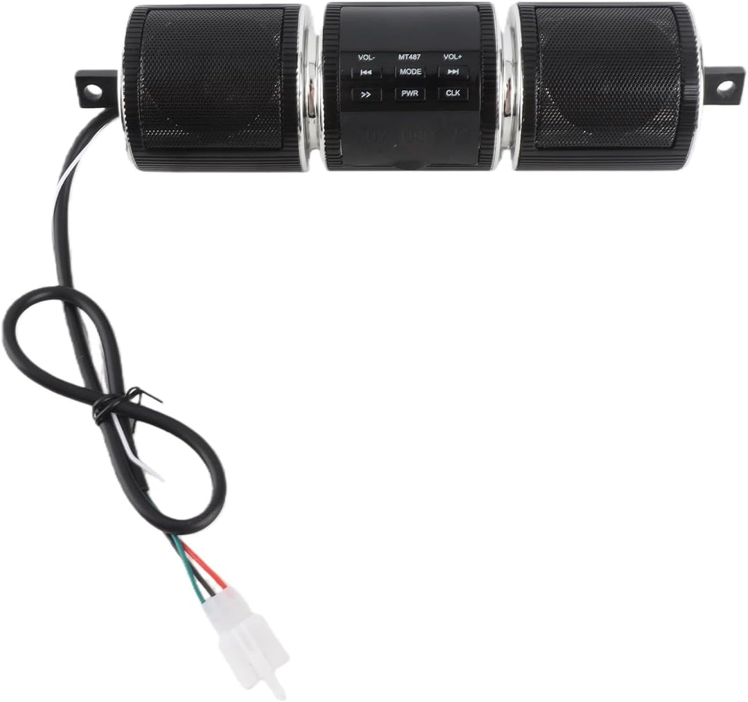 Suuonee Motorrad Audiosysteme, universelle wasserdichte Bluetooth Motorrad Stereo Lautsprecher Bluet