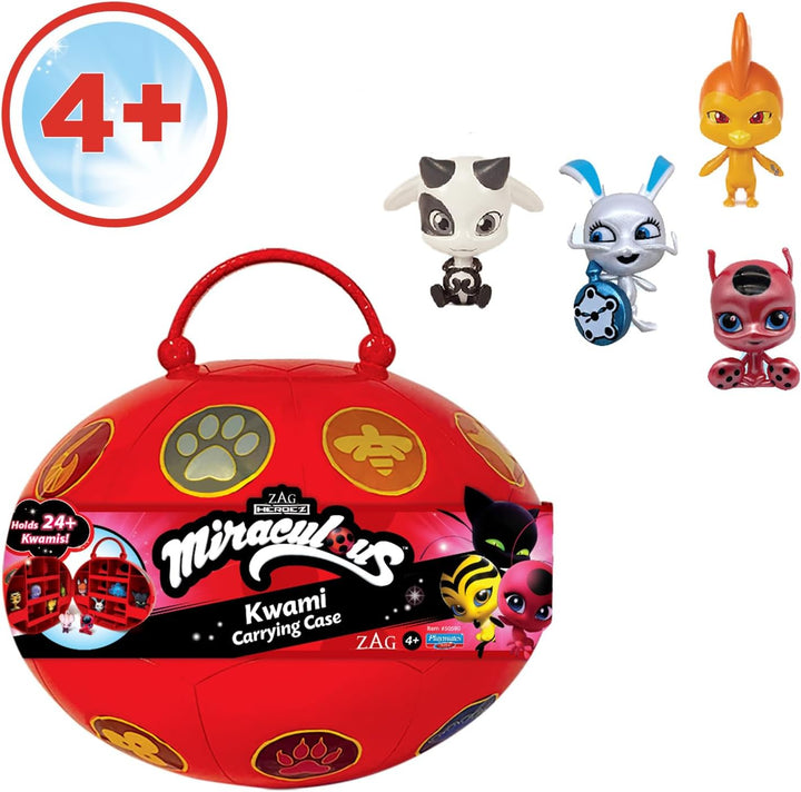 Bandai - Miraculous Ladybug - Miracle Box mit 4 Kwamis inklusive - Miraculous Kwamis Mini-Figuren Se