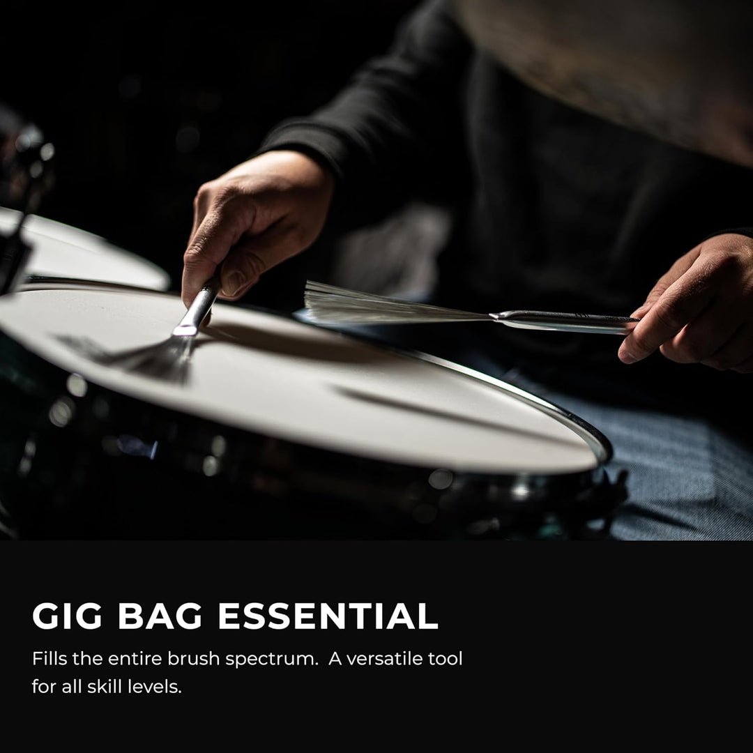 Meinl Stick & Brush Vintage Wire Brush - Schlagzeugbesen - Drumsticks - Jazz Besen (SB309), Vintage