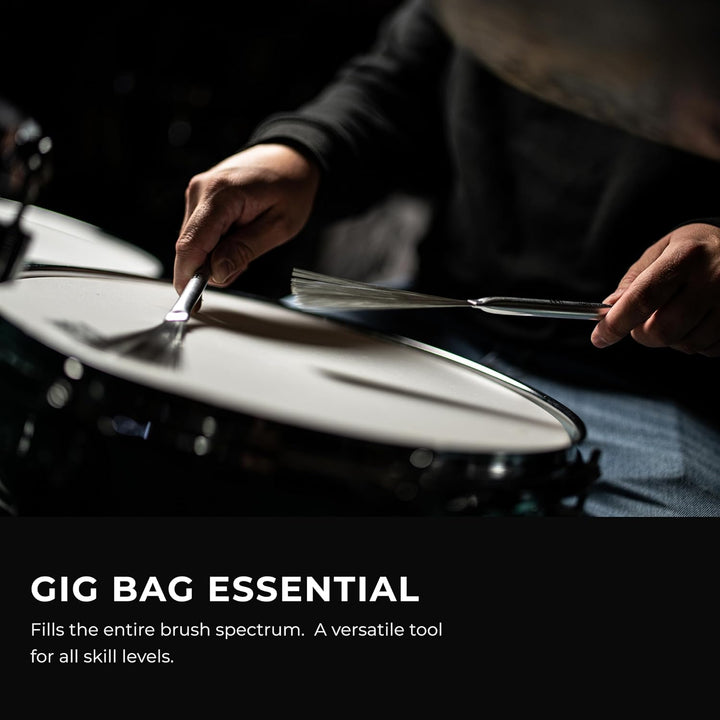 Meinl Stick & Brush Vintage Wire Brush - Schlagzeugbesen - Drumsticks - Jazz Besen (SB309), Vintage