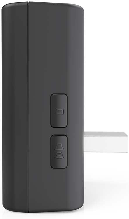Nedis WIFICDP21BK – WLAN Video Türklingel – 3 MP 1296 p – 100° Weitwinkel – Infrarot Nachtsicht – Zw