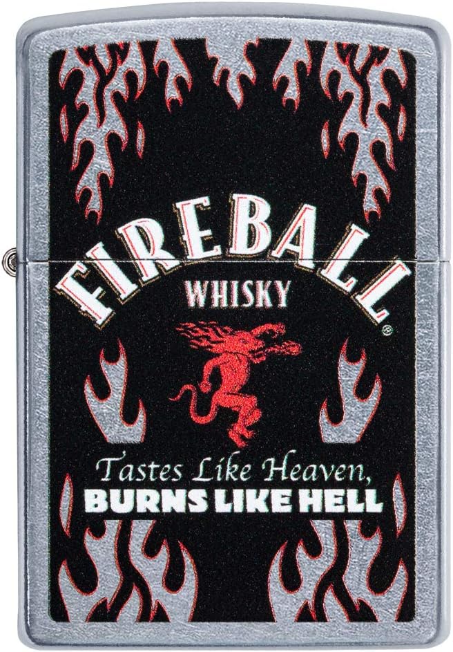 Zippo Feuerzeug Fireball Pocket, Sonstige, Chrome, Regular, Fireball