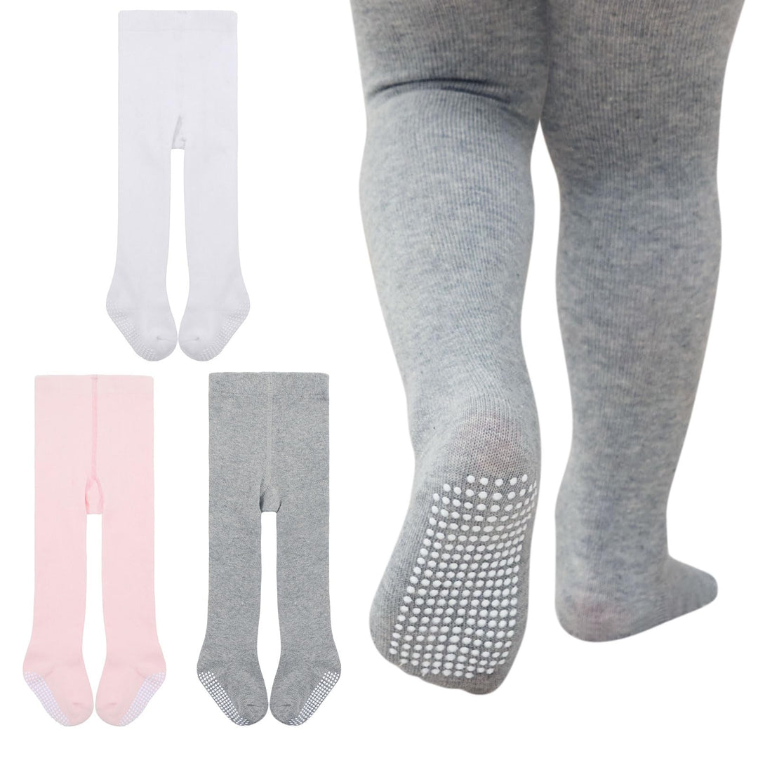 Durio Strumpfhose Baby Baumwolle Kinderstrumpfhose Mit Stopper Anti-Rutsch Warme Strümpfe Leggings 6