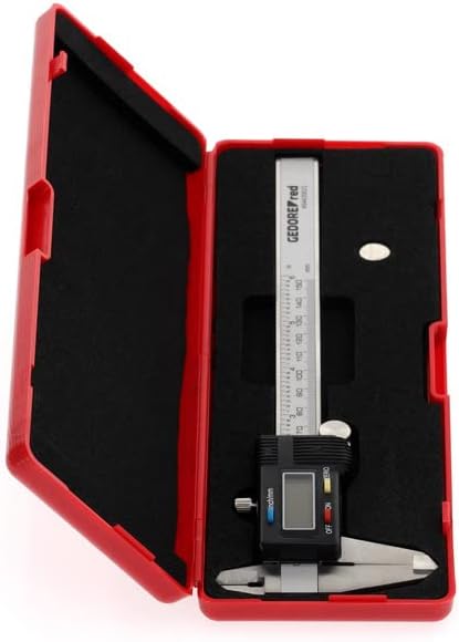 GEDORE red digitaler Messschieber, mm/Zoll-Anzeige, Messbereich: 153 mm, 6", Aussen-/Innen-/Stufen-/