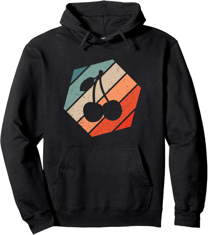 Kirschen Retro Style Vintage Pullover Hoodie