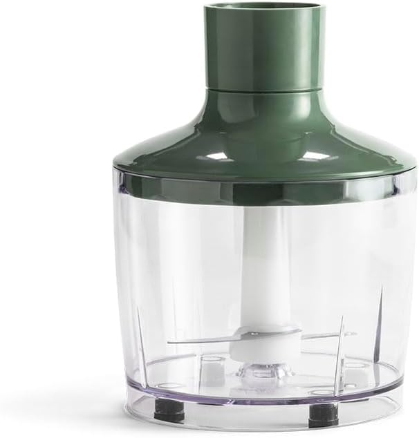 Tognana Iridea Handmixer, Whit Beater Whisk, 600 ml Tumbler und 500 ml Chopper, Salbeigrün, Grün