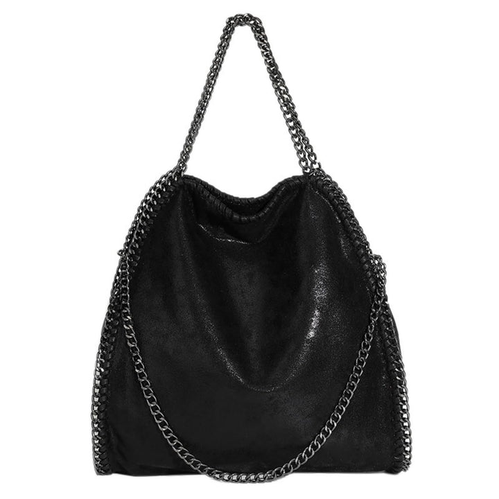 Wivmypog Damen Handtasche Frauen Kunstleder Crossbody Schultertasche Mode Kette Tasche Grosse Hobo-T