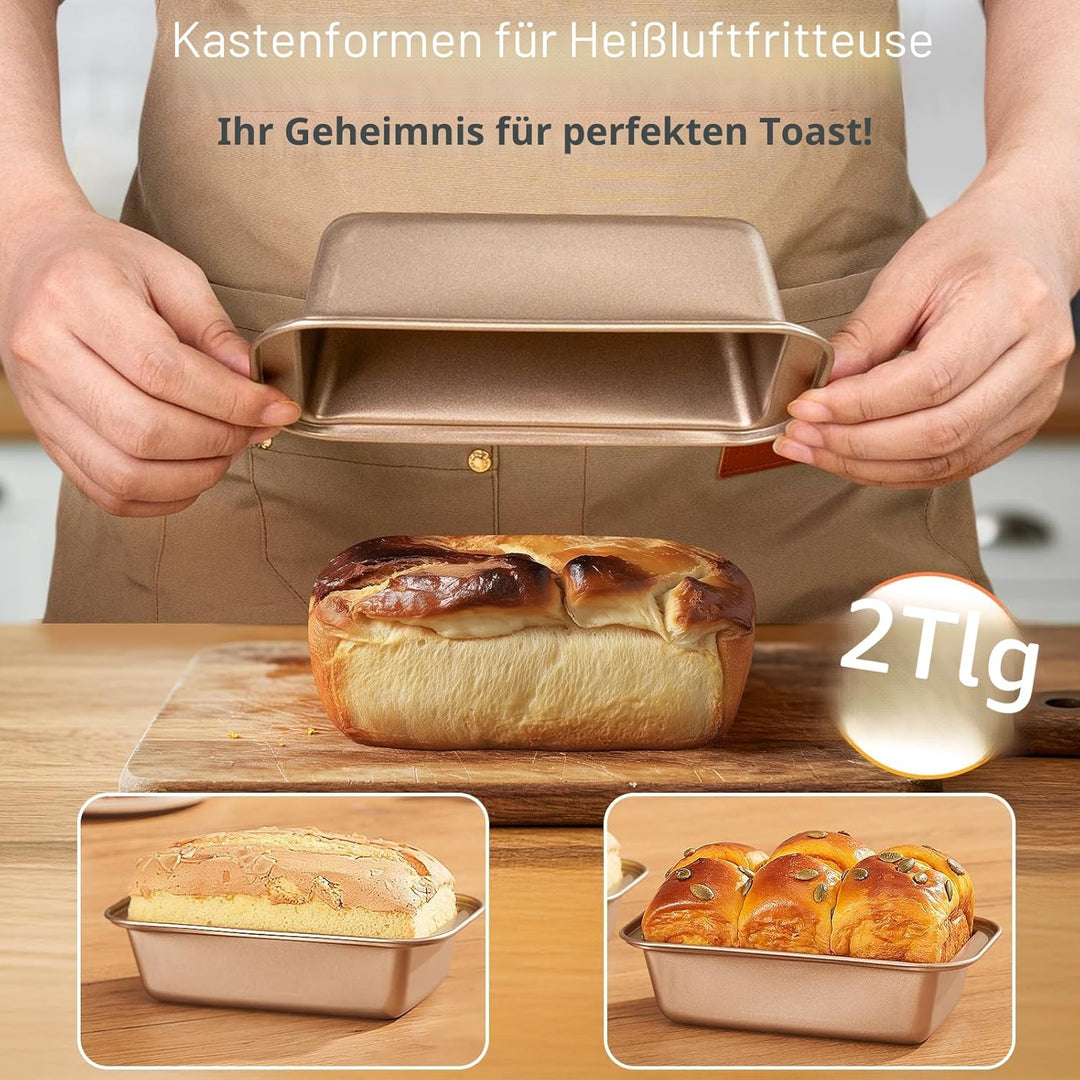 Airfryer Zubehör, Heissluftfritteuse Zubehör für Ninja AF400EU, AF451EU, AF500EU, 9-10.4L XXL Heissl