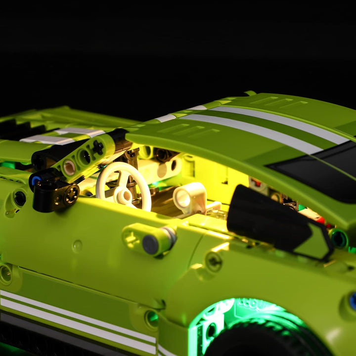 BRIKSMAX Led Beleuchtungsset für Lego Technic Ford Mustang Shelby GT500 - Compatible with Lego 42138