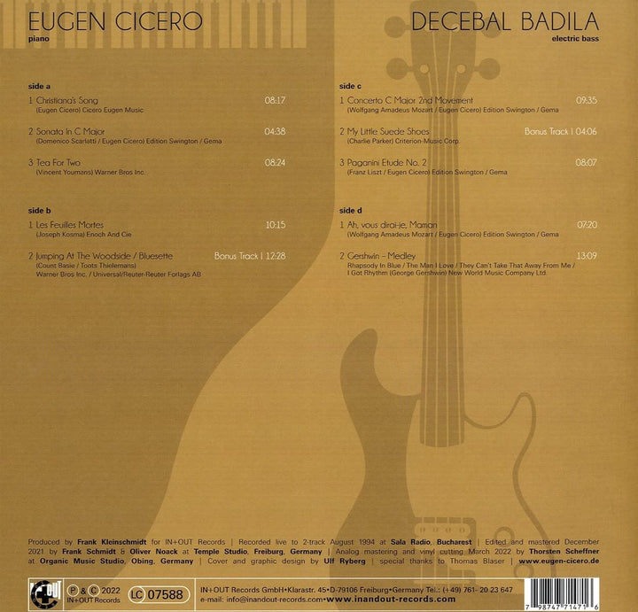 Bucharest 1994, Vinyl