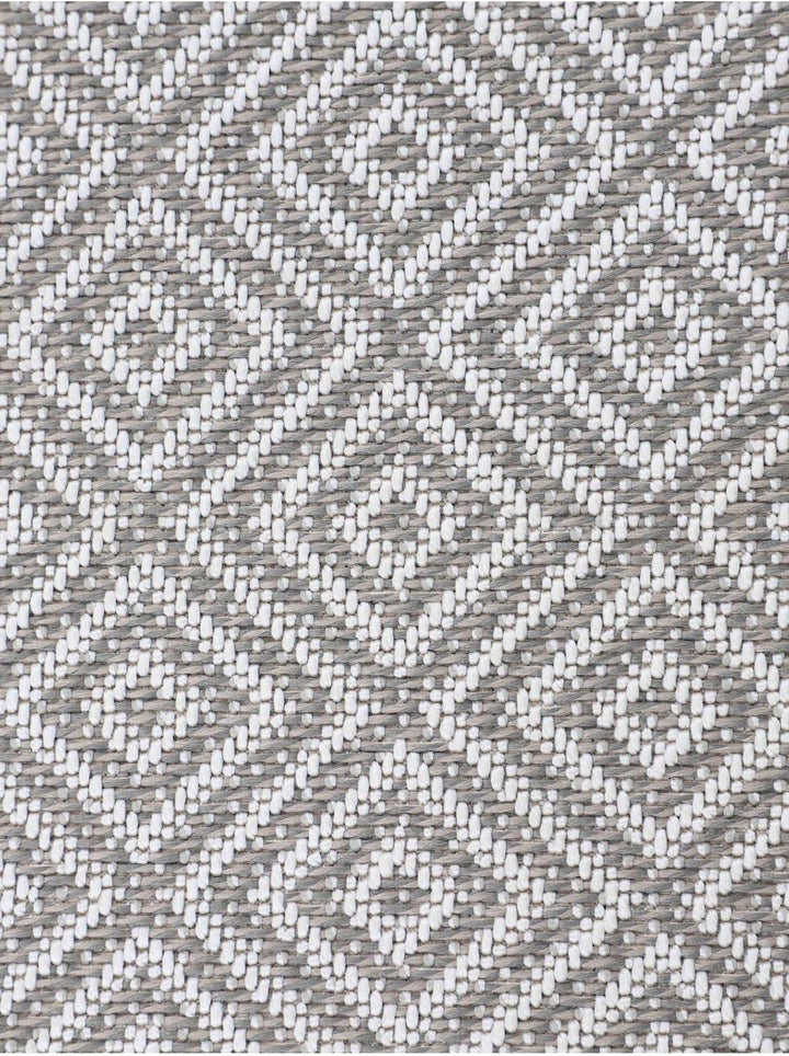 carpetfine In- und Outdoor Teppich Boho Läufer Beige Flachgewebeteppich 75x200 cm | Moderner Teppich