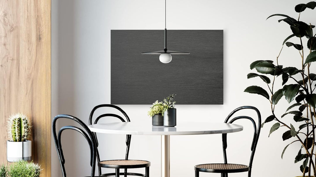 ALLboards Metallische Magnettafel GRAUES HOLZ 60x40cm MetalBoards Memoboard für jede Art von Magnete