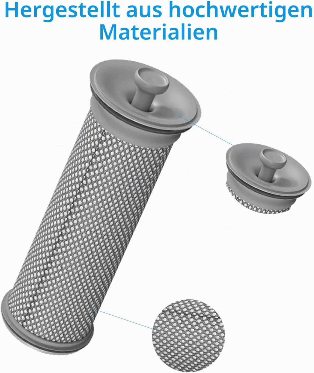 4 Stück Filter Zubehör Set für Tineco A10 A11 Hero und Master, Tineco S11 S12 und S11 Tango EX Staub